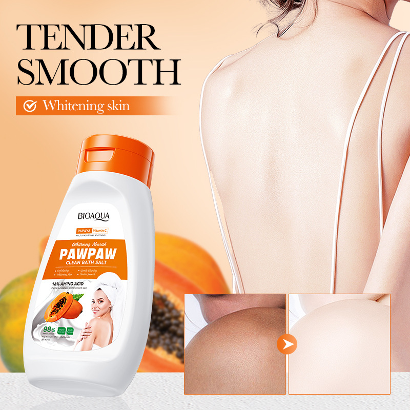 Bath Salts - Papaya vitamina C blanqueamiento exfoliante corporal