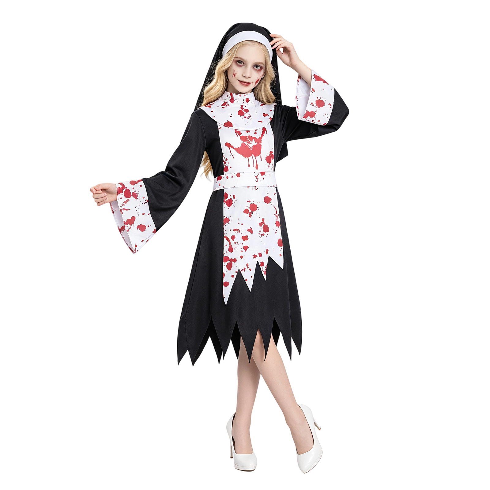 Disfraz de Monja Oscura Aterra - Bathrobe reseña y precio