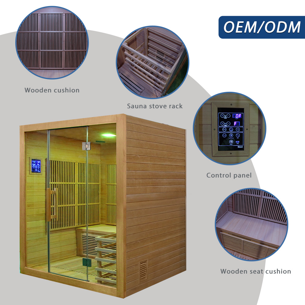 Cabina de sauna moderna de mad - Spa Wellness Gym reseña y precio