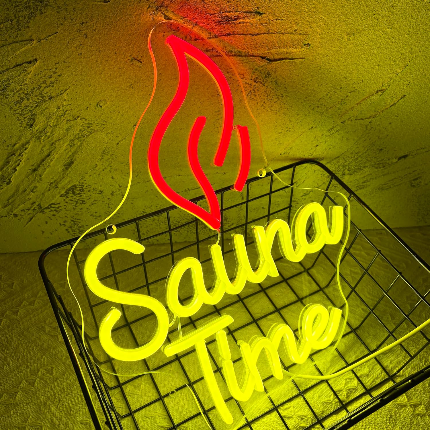 Letrero de Neón Sauna Time, Lu - Spa Wellness Gym reseña y precio